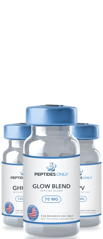GLOW Blend / GHK-Cu / KPV Set 3-vial set — Peptides Only, research use only