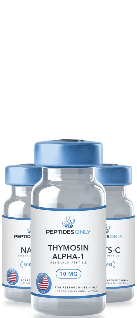 Thymosin Alpha-1 / NAD+ / MOTS-c Set 3-vial set — Peptides Only, research use only