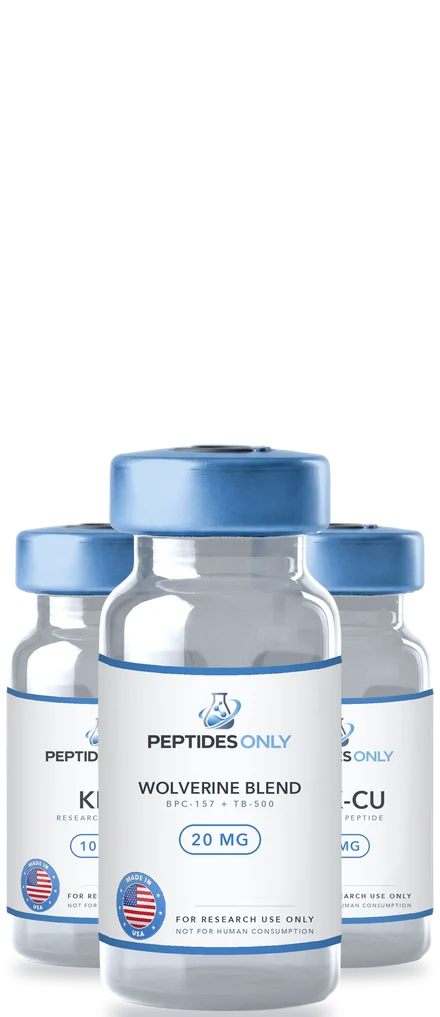 Wolverine Blend / KPV / GHK-Cu Set 3-vial set — Peptides Only, research use only